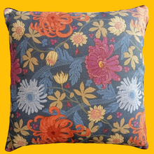 Load image into Gallery viewer, Printed Vintage Style Floral Cushion 50x50cm
